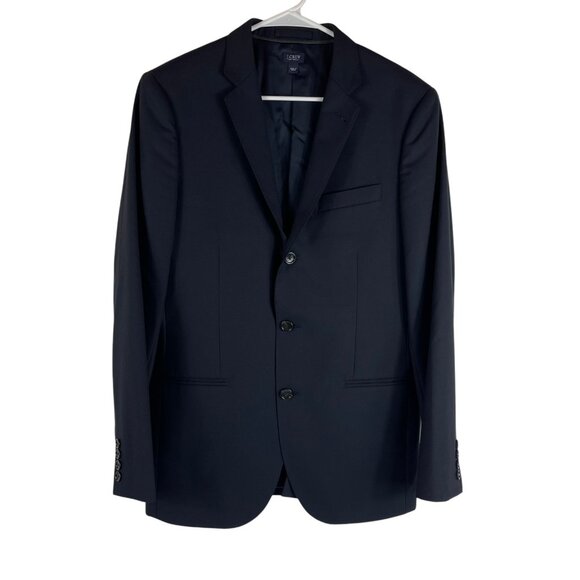 JCrew Super 120s Loro Piana Wool Ludlow Jacket Blazer 38R Mens Black